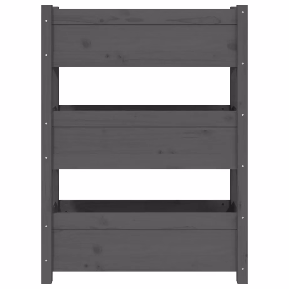 Kolmekorruseline hall männipuidust taimekast, 77 x 25 x 104,5 cm – 5