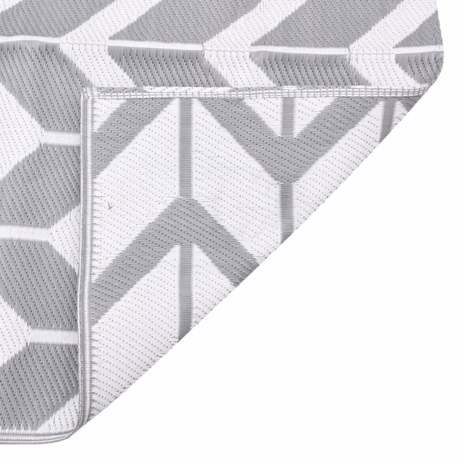 Hall jacquard-mustriga õuevaip ARAKIL, 190 x 290 cm, polüpropüleen – 4