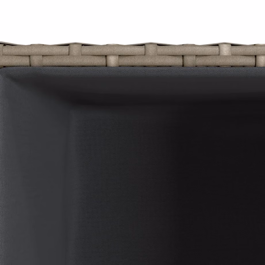 Hall kõrge polürotangist taimekast riidest kotiga, 40 x 40 x 80 cm – 8