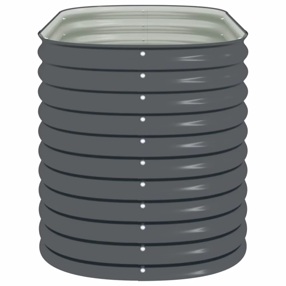 Hall tsingitud terasest taimelava, 160 x 80 x 81 cm – 6