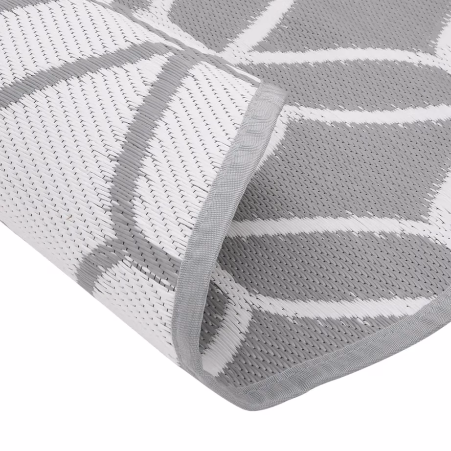 Hall ümmargune õuevaip ARAKIL, jacquard-mustriga, Ø 160 cm, polüpropüleen – 5