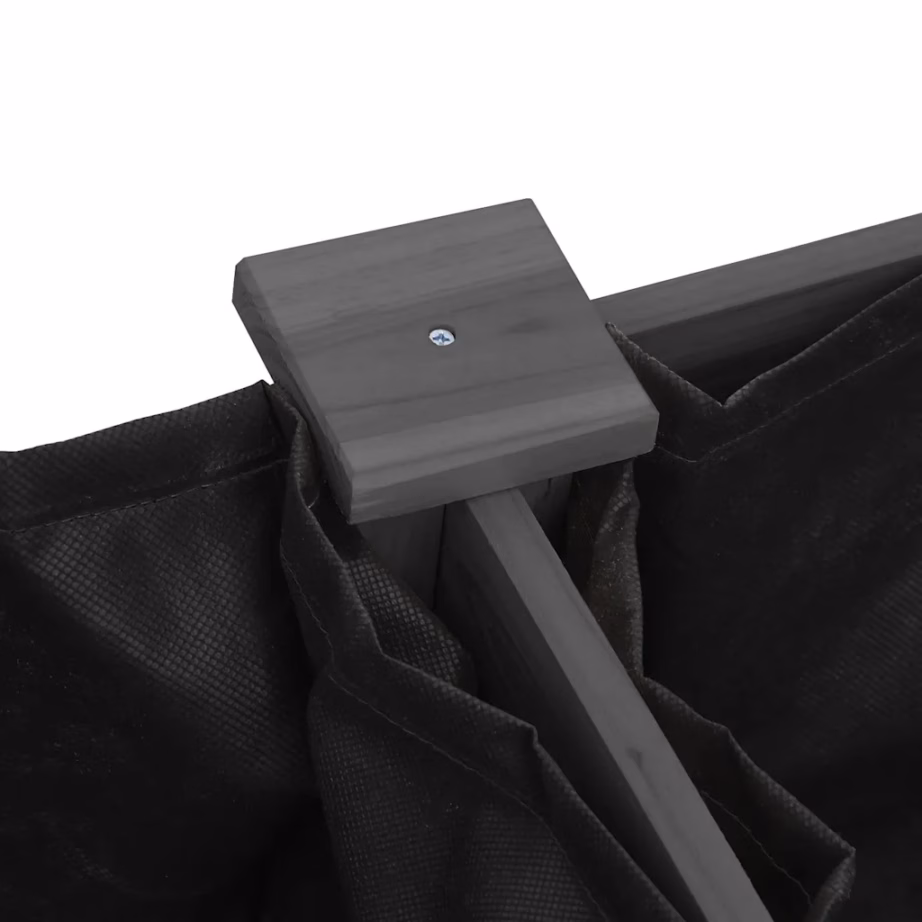 Hall voodriga taimelava nulupuidust, 203 x 53 x 76 cm – 6