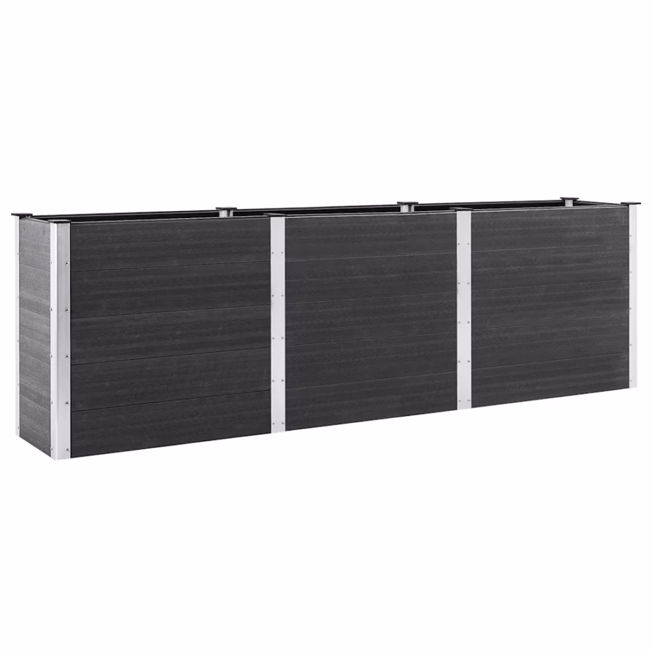 Hall WPC aia peenrakast terasraamiga, 300 x 50 x 91 cm – 2
