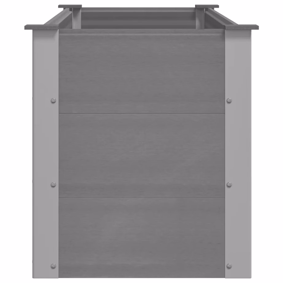 Hall aia taimelava WPC-st ja alumiiniumist, 150 x 50 x 54 cm – 5