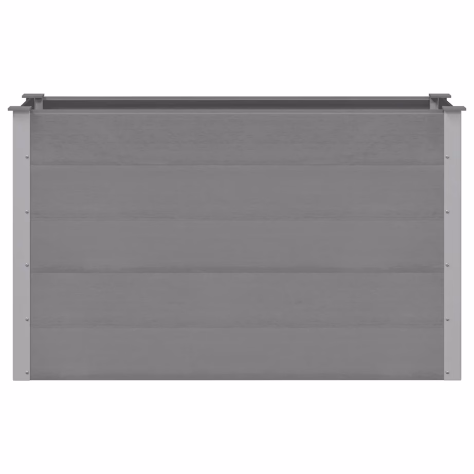 Aia taimelava WPC-st ja alumiiniumist, hall, 150 x 50 x 91 cm – 3