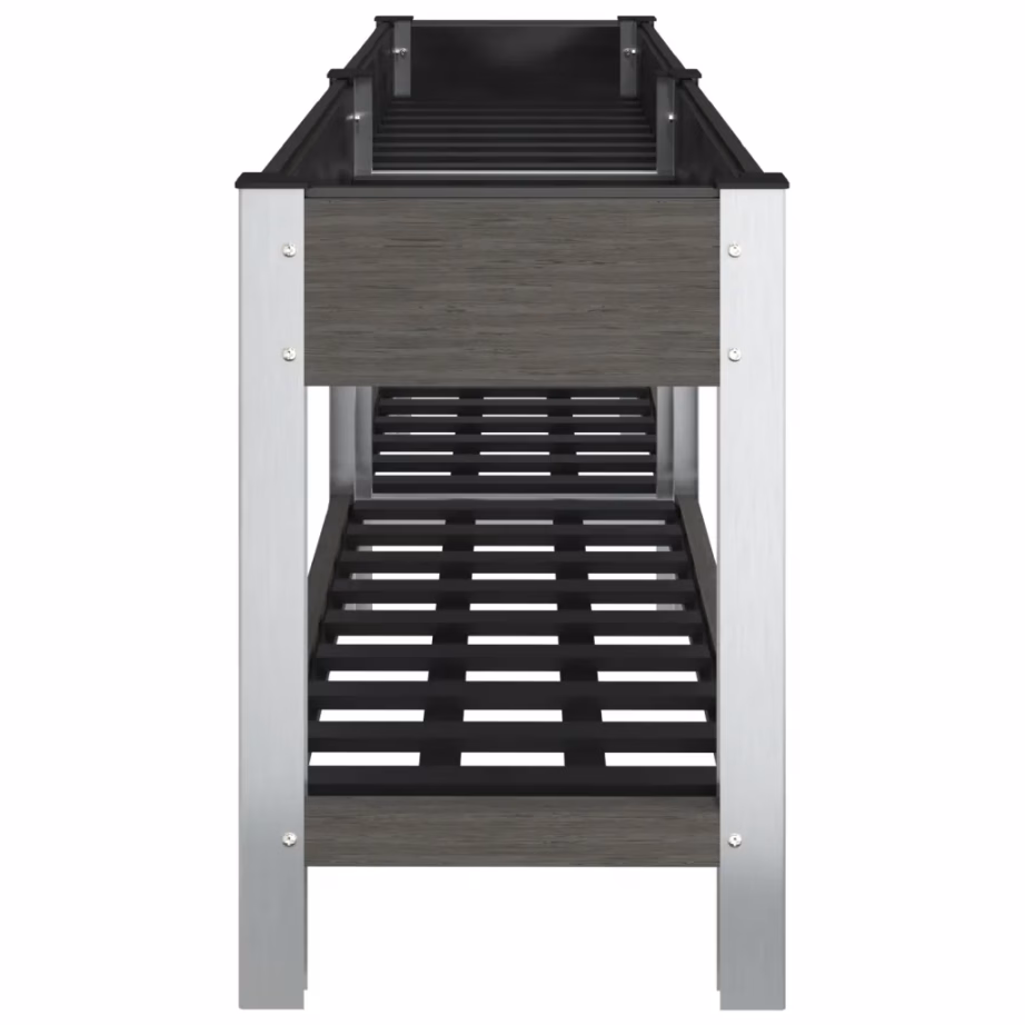 Hall WPC aia taimelava riiuliga, avatud põhjaga, 200 x 50 x 75 cm – 4