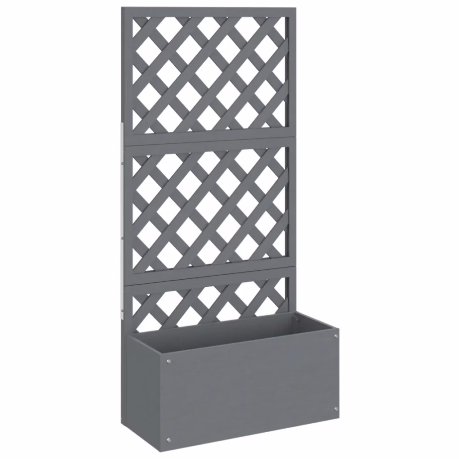 Hall WPC võreseinaga taimekast, 65 x 33 x 135 cm – 2