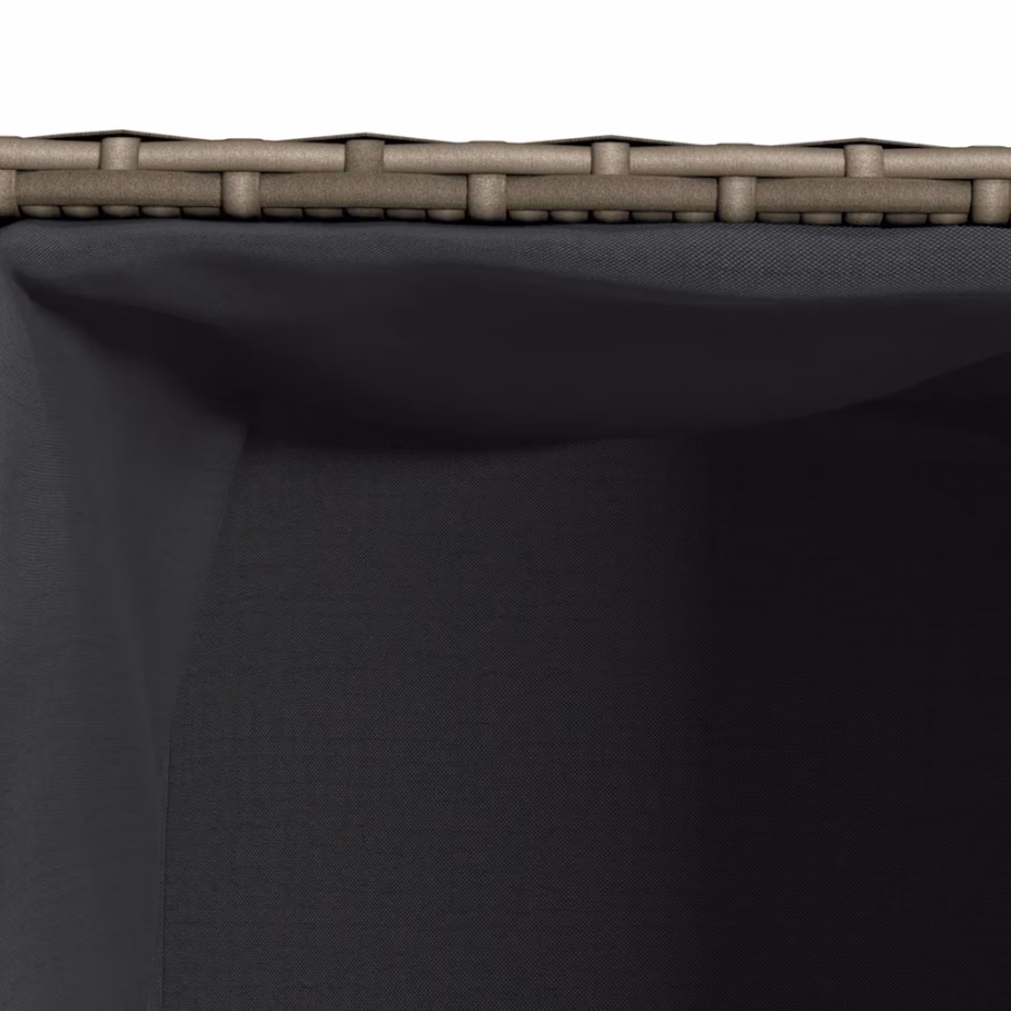 Hallid polürotangist aia taimekastid riidest kottidega, 2 tk, 36 x 30 x 32 cm – 11