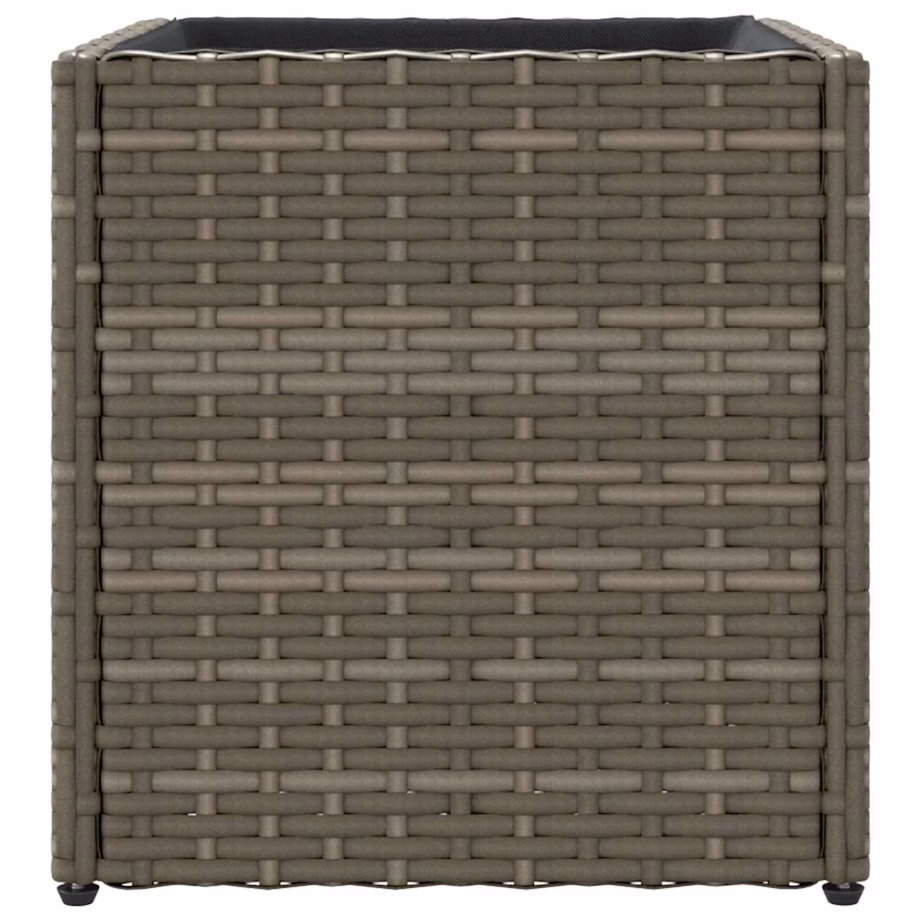 Hallid polürotangist aia taimekastid riidest kottidega, 2 tk, 36 x 30 x 32 cm – 7