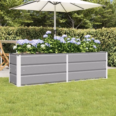 Helehall terasest taimekast, 160 x 40 x 45 cm