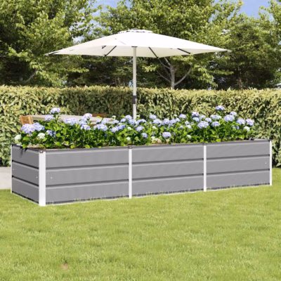 Helehall terasest taimekast, 240 x 80 x 45 cm