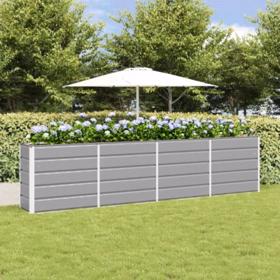 Helehall terasest taimekast, 320 x 40 x 75 cm