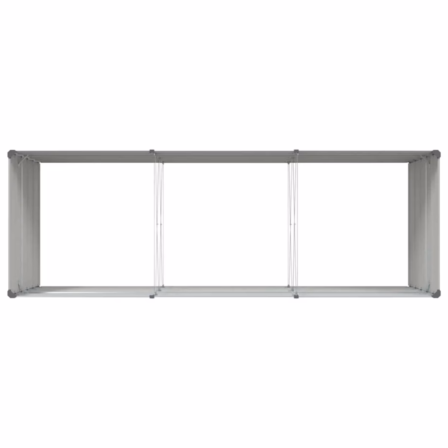 Helehall tsingitud terasest taimekast, 290 x 100 x 75 cm – 7