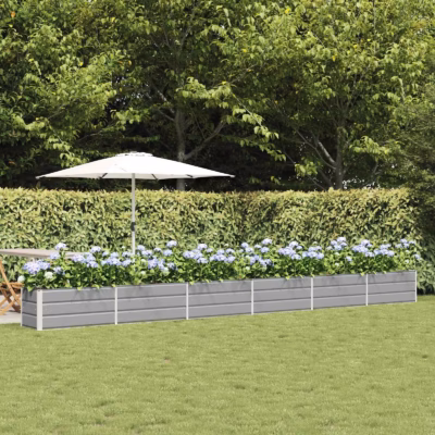 Helehall tsingitud terasest taimekast 580 x 50 x 45 cm