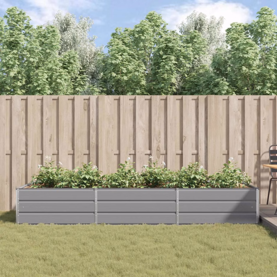 Helehall tsinkterasest taimekast, 290 x 100 x 45 cm – 4