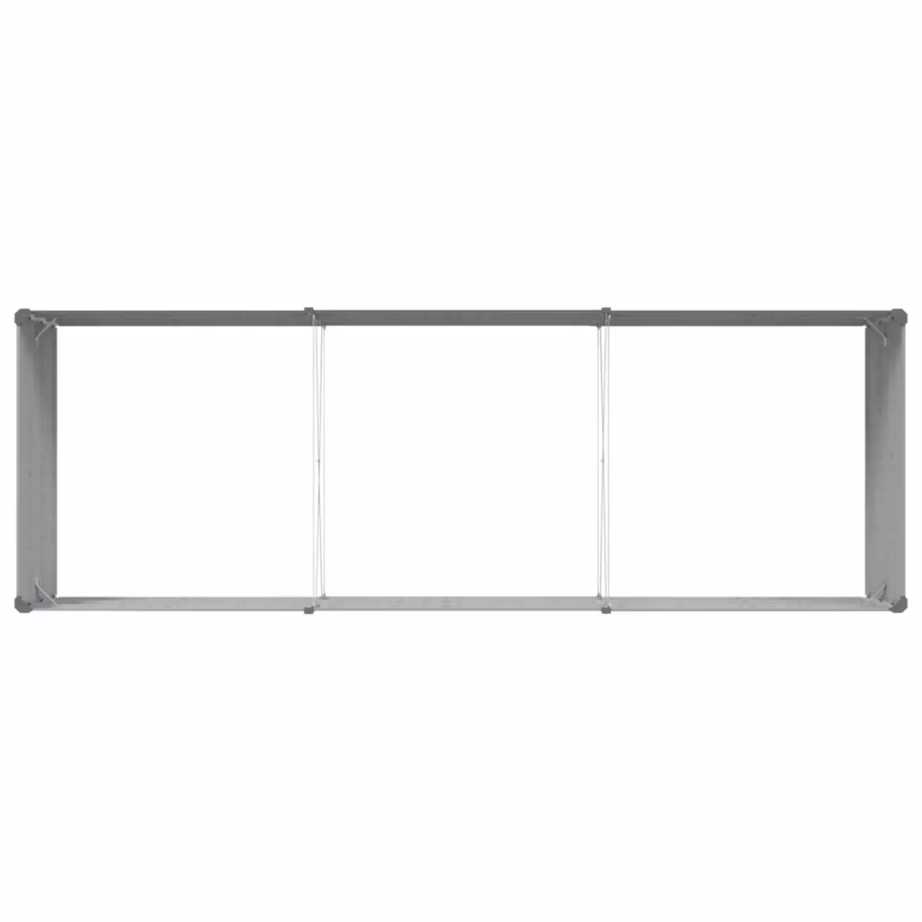 Helehall tsinkterasest taimekast, 290 x 100 x 45 cm – 7