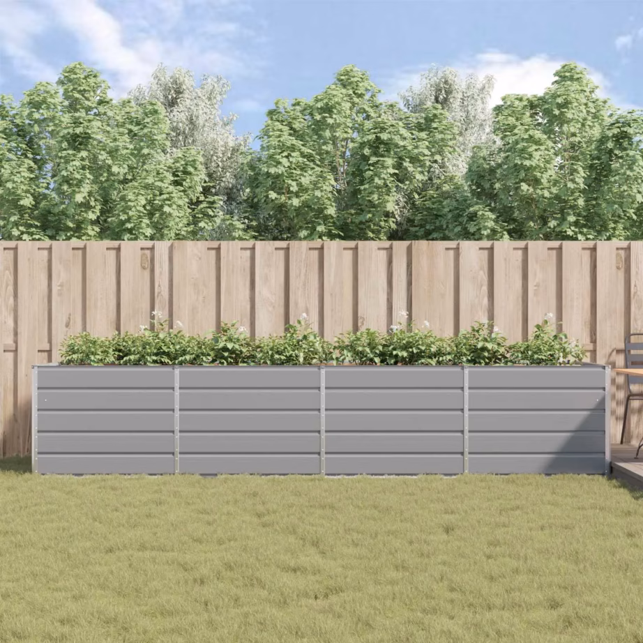 Helehall tsinkterasest kõrge taimekast, 385 x 100 x 75 cm – 4