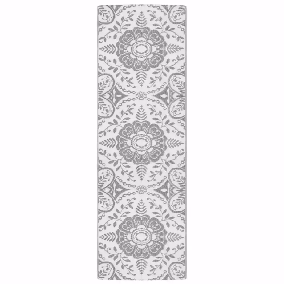 Helehall jacquard-mustriga välivaip ARAKIL, polüpropüleen, 80 x 250 cm – 2