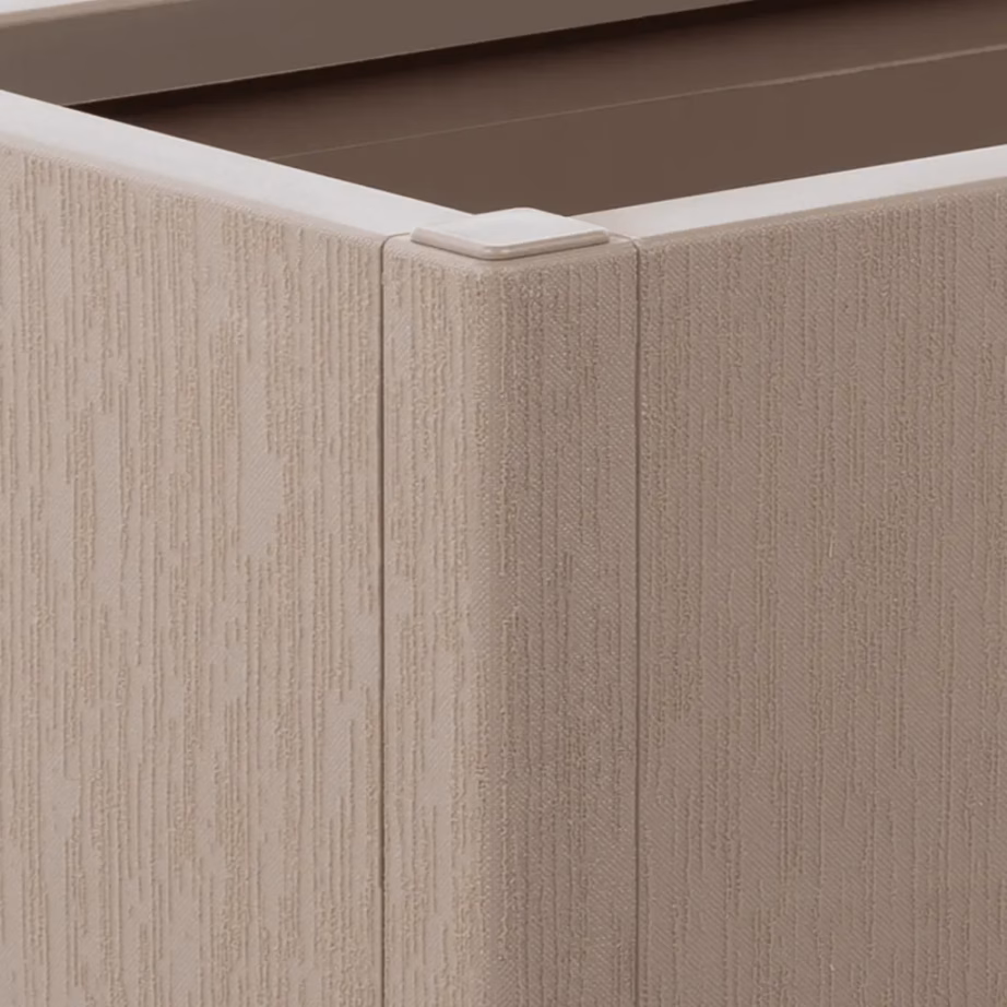 Aia taimekast 80 l, helepruun PP, 80 x 36 x 35 cm – 7