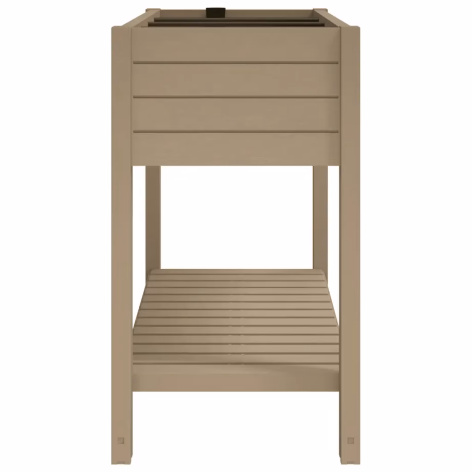 Helepruun kõrgendatud aia taimelava isekastmissüsteemiga, riiuliga, PP, 110 x 45 x 79 cm – 4