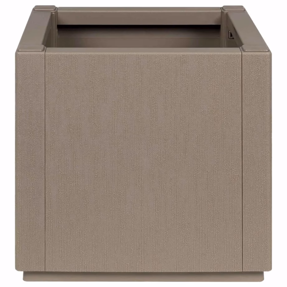 Helepruun plastist lillekast, 36 x 36 x 35 cm, 38 L - 4