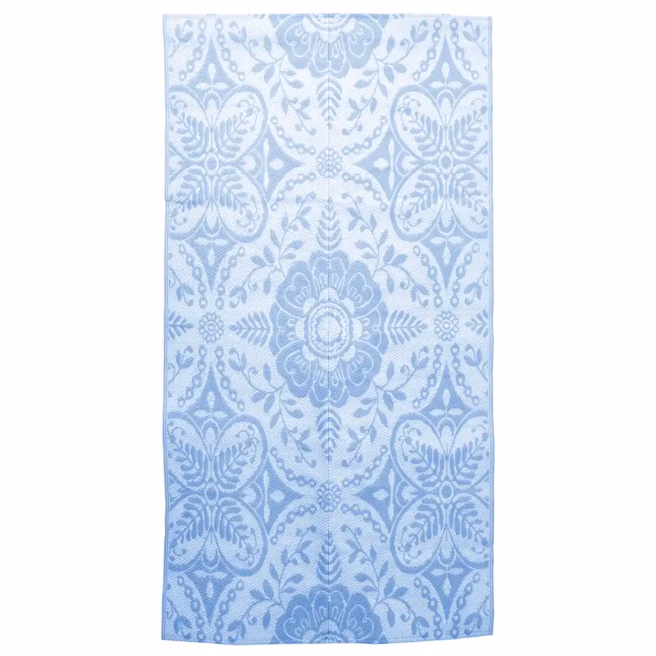 Helesinine õuevaip ARAKIL jacquard-mustriga, 160 x 230 cm, polüpropüleen – 2