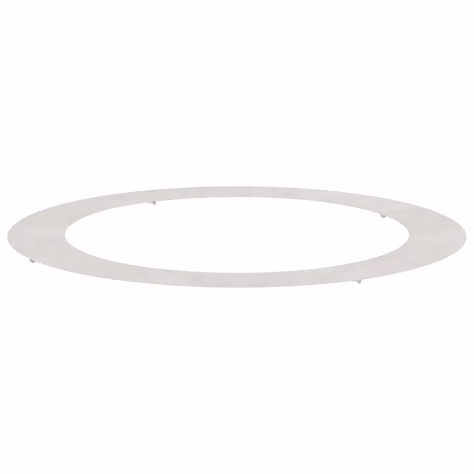 Hõbedane roostevabast terasest lame puurõngas, Ø90/120 cm, 120 x 120 cm – 2