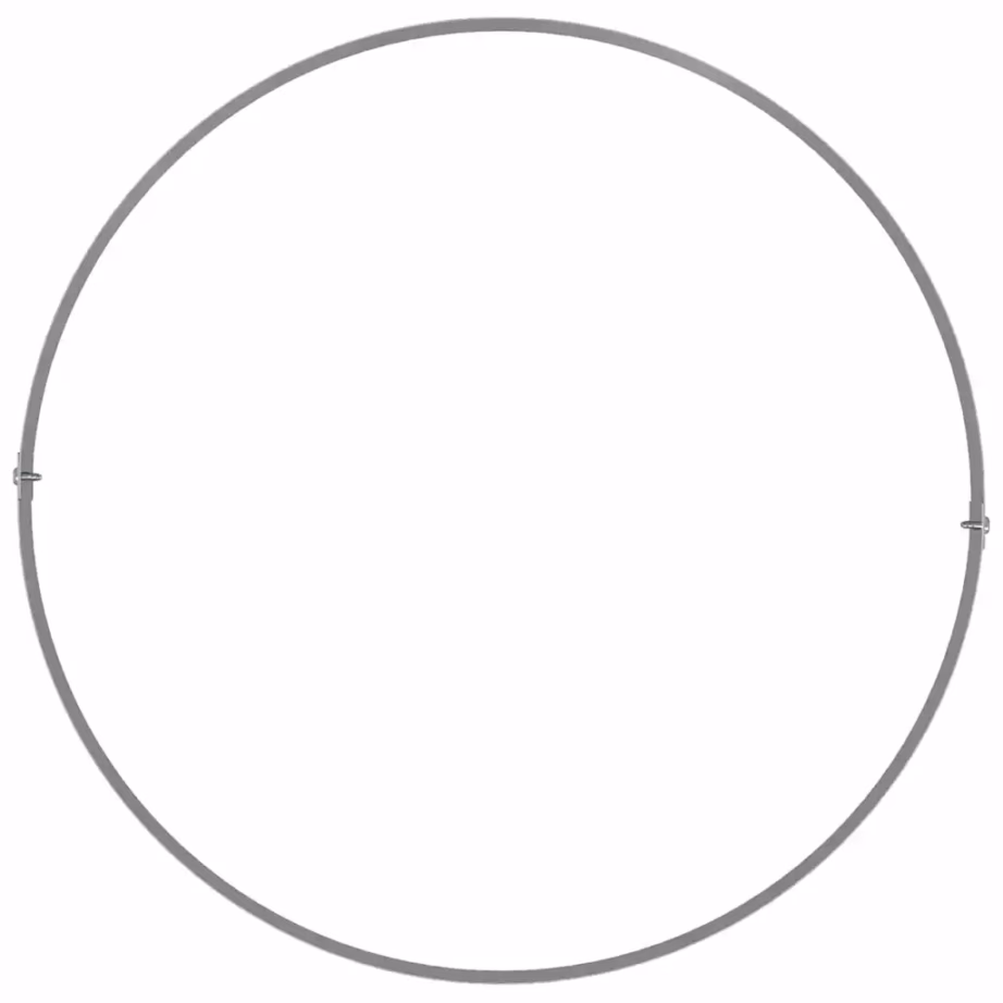 Hõbedane istiku rõngas aiataimedele, tsingitud terasest, 40 x 40 x 20 cm – 6