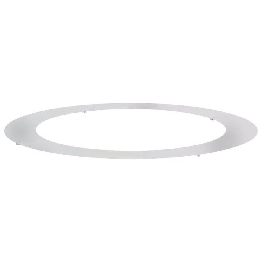 Tasapinnaline tsingitud terasest puurõngas, hõbedane, Ø90/120 cm, 120 x 120 cm – 2