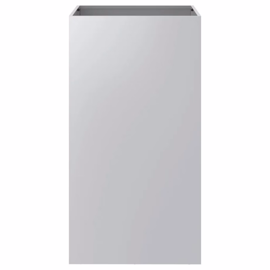 Kõrge tsingitud terasest taimekast, hõbedane, 42 x 38 x 75 cm – 5