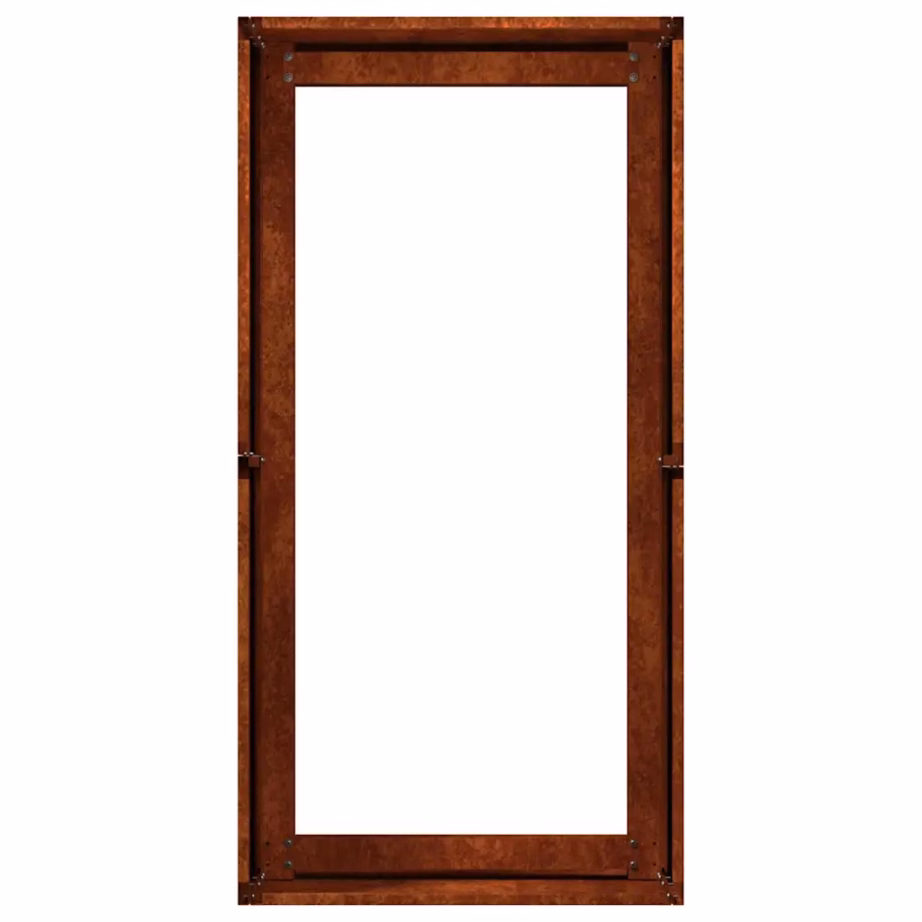 Roostevärvi ilmastikukindlast terasest taimekast, avatud põhjaga, 40 x 80 x 40 cm – 6