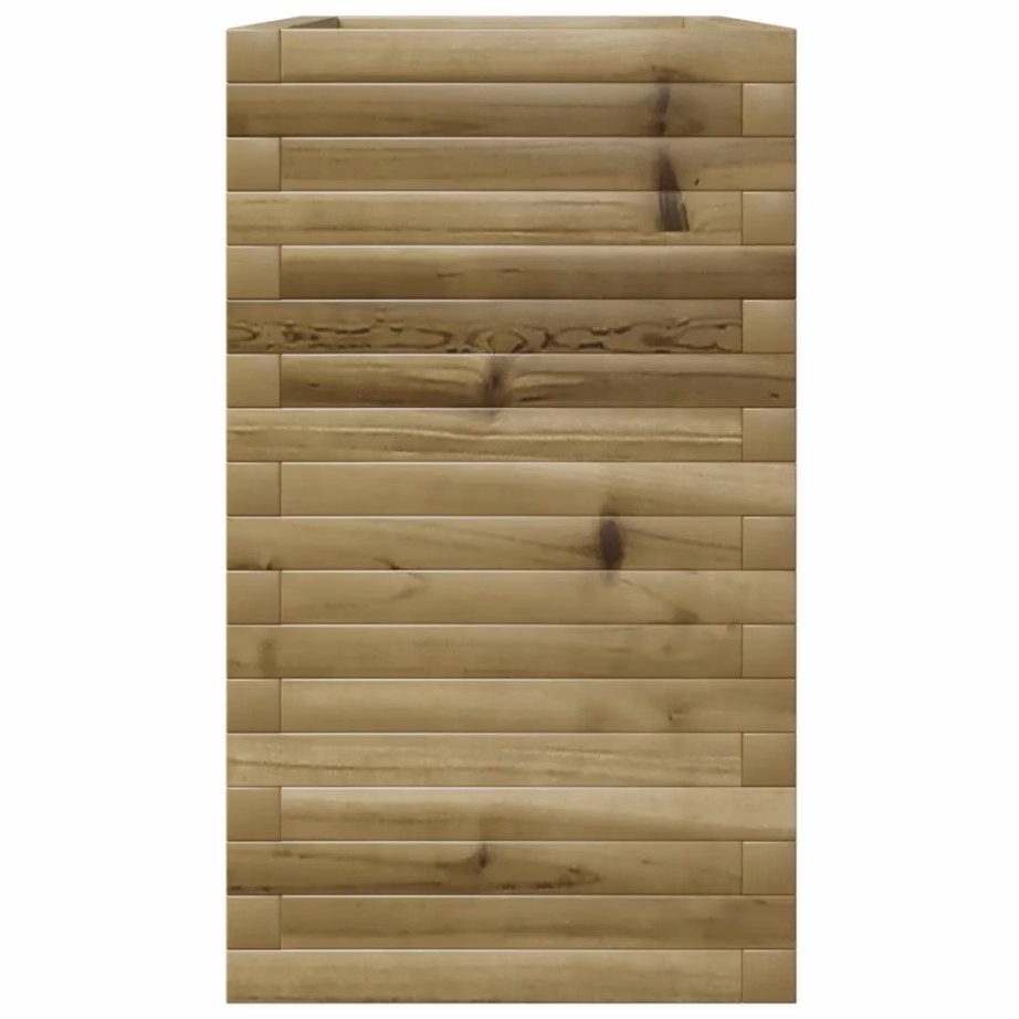 Pruun aia taimekast, 90 x 40 x 72,5 cm, survetöötlusega immutatud männipuit – 6