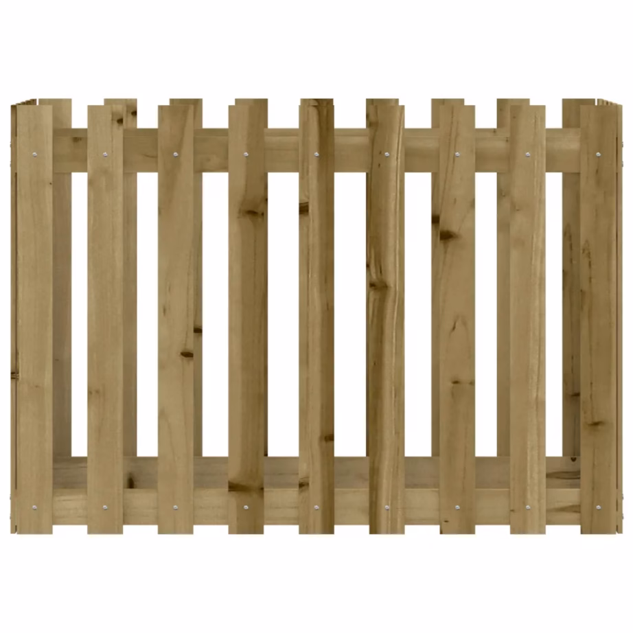 Kõrgendatud taimelava aia disainiga, immutatud männipuit, 100 x 50 x 70 cm – 5