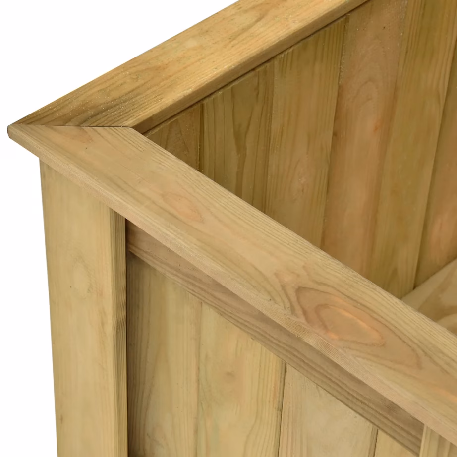 Roheimmutatud männipuidust tõstetud peenar, ilmastikukindel, 196 x 50 x 100 cm – 9