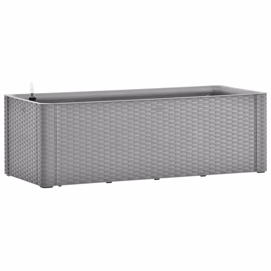 Isekastmisega peenrakast rotangimustriga, kivihall, 100 x 43 x 33 cm, 90 l - 2