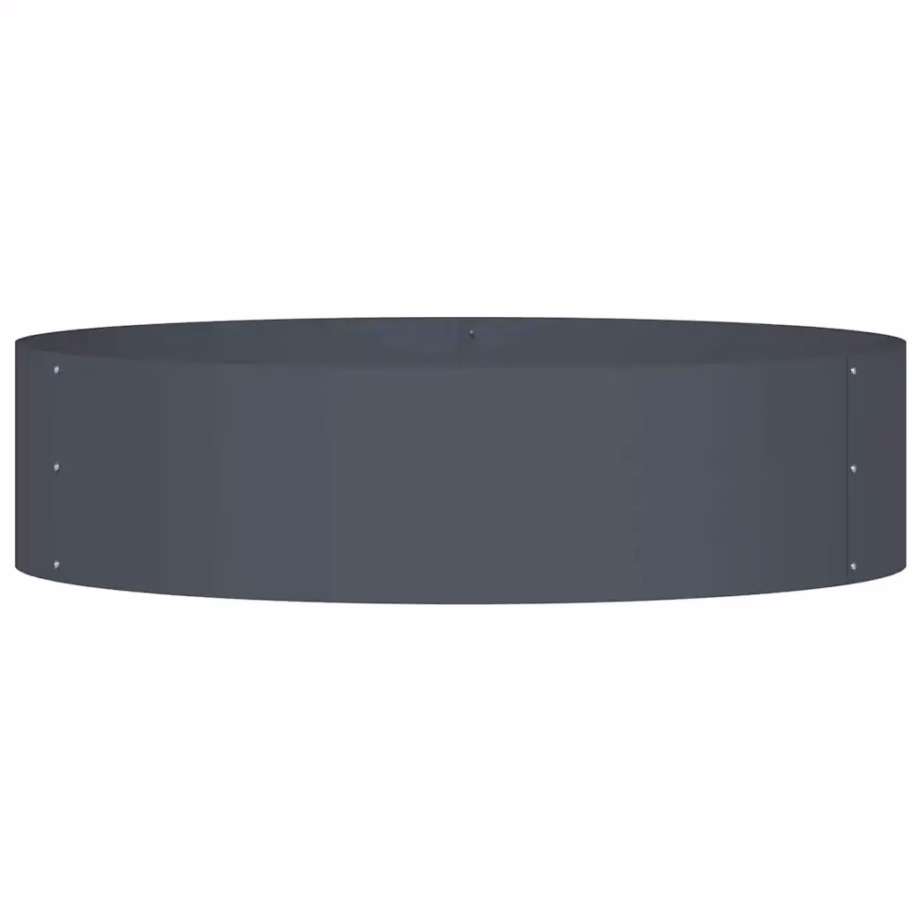 Istutusrõngas aiataimedele, antratsiit, külmvalmistatud teras, 80 x 80 x 20 cm – 5