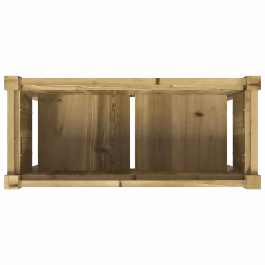 Jalgadel aia taimekast, pruun survetöötlusega männipuit, 70 x 31 x 70 cm – 8