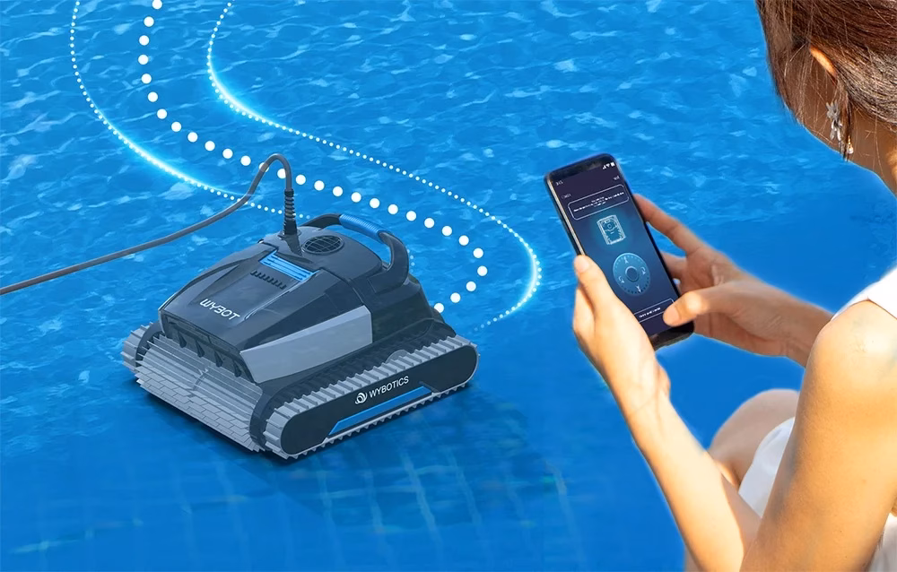 WYBOT L1 LED indikaator näitab roboti tööolekut ja hooldusvajadust