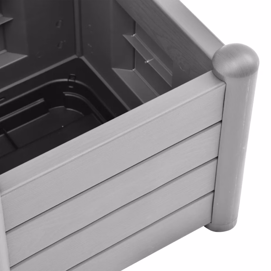 Taimekast võrega, kivihall PP, 30 l, 43 x 43 x 142 cm – 7