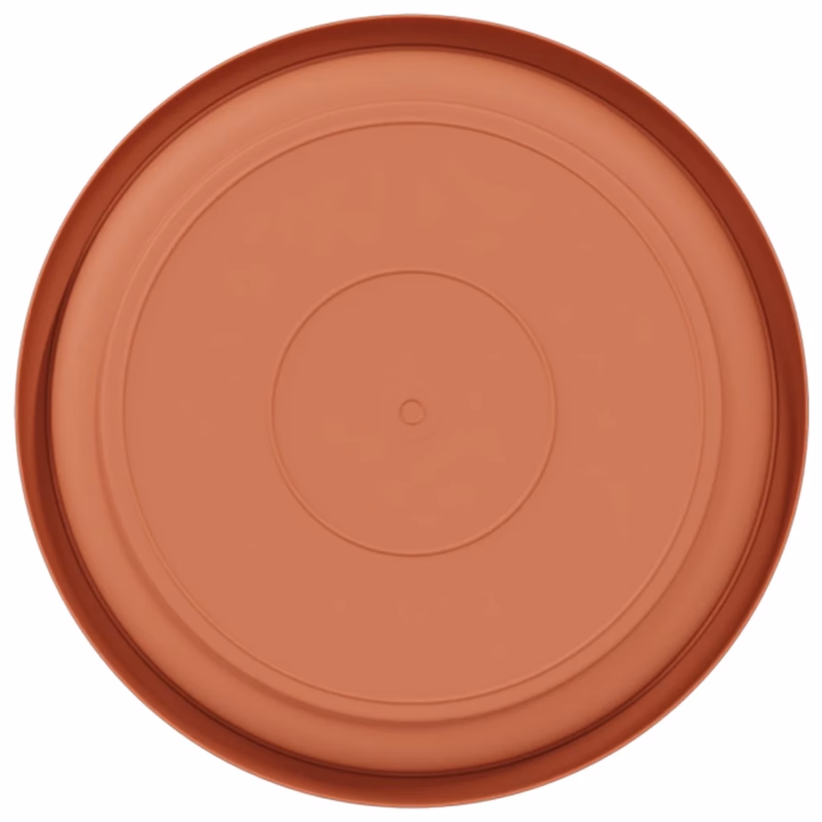 Ringikujulised plastist lillepotialused, kohviroosa, 6 tk, Ø 17,5 x 2 cm – 6