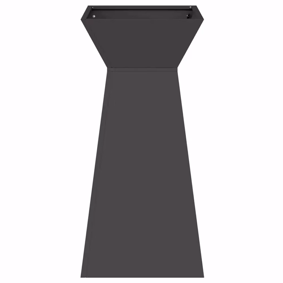 Kõrge aia istutusnõu, sambakujuline, must, 35 x 35 x 73 cm – 5