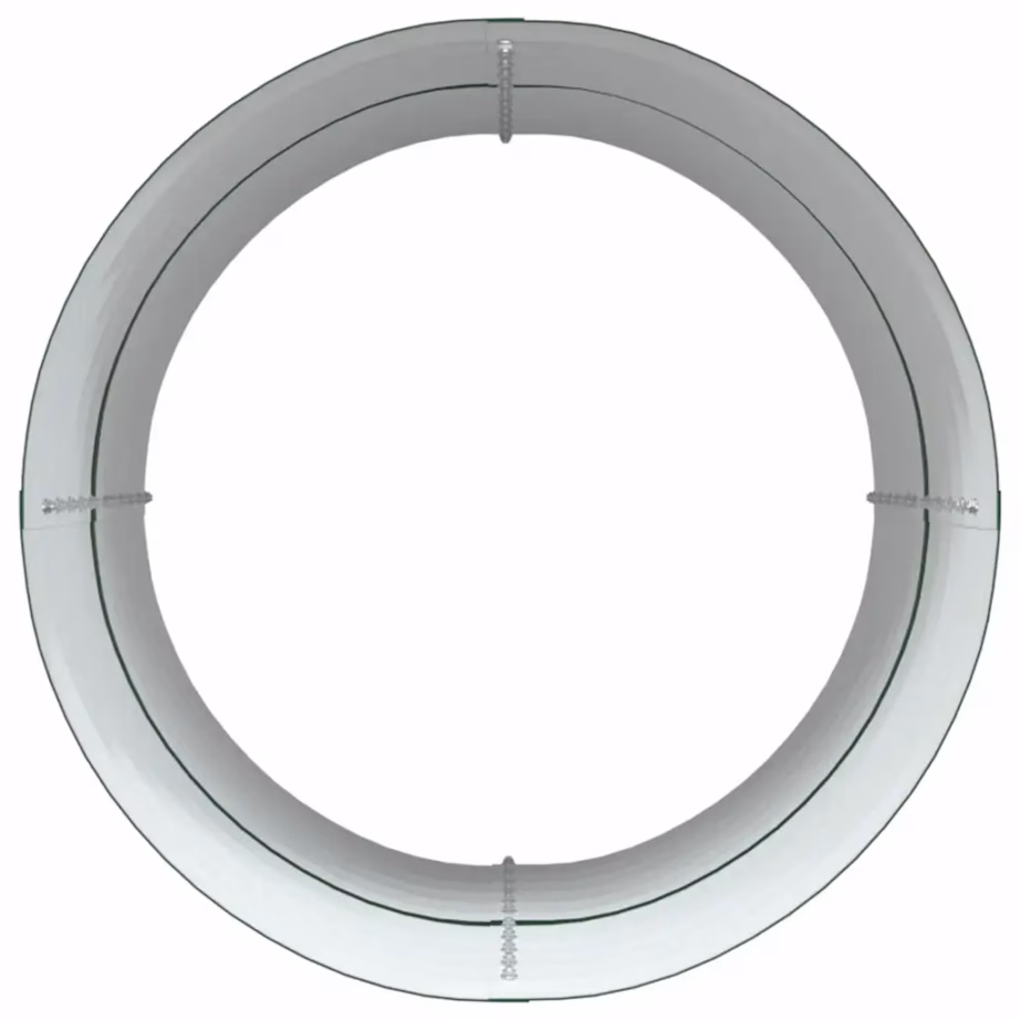 Kõrge aiapeenar terasest, roheline, 80 x 80 x 81 cm – 8