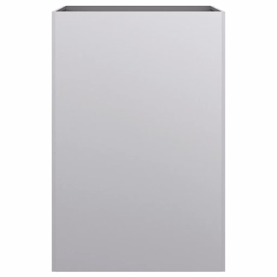 Kõrge taimekast tsingitud terasest, hõbedane, 52 x 48 x 75 cm – 7