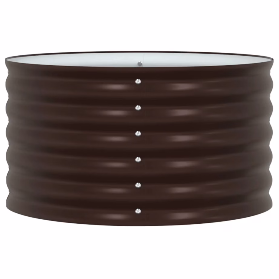 Kõrge terasest peenar, pruun, 80 x 80 x 44 cm – 3