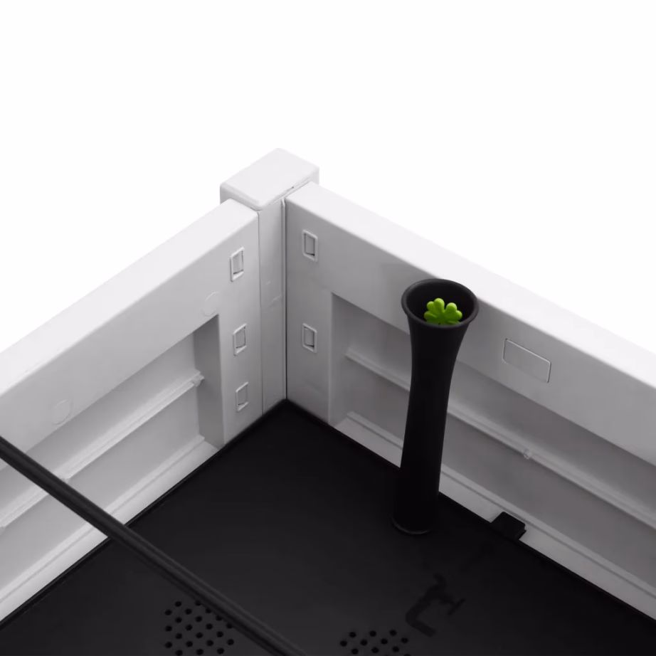 Kõrgendatud aiataimelava isekastmissüsteemiga, valge, 110 x 45 x 79 cm – 5