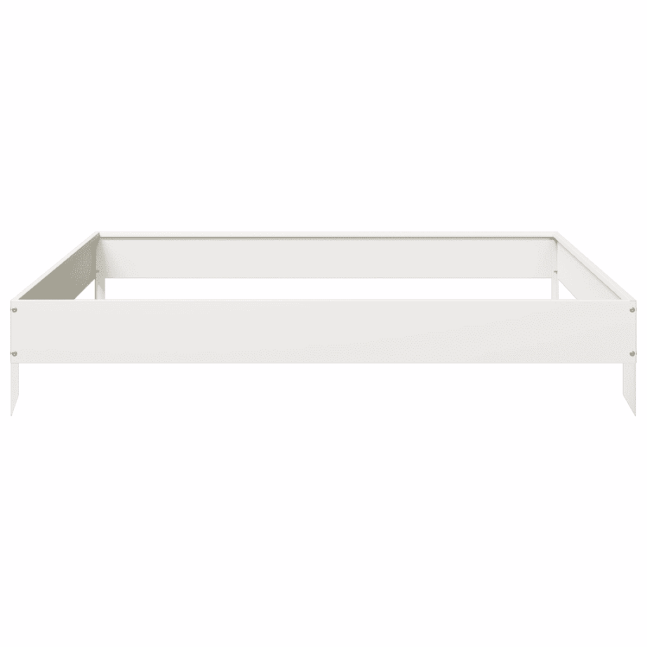 Kõrgendatud aiataimelava avatud põhjaga, valge teras, 100 x 100 x 18,5 cm – 5