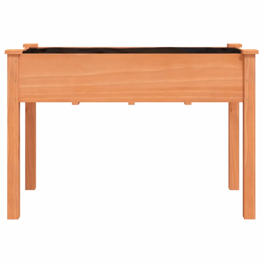 Kõrgendatud voodriga taimekast, pruun nulupuidust, 118 x 59 x 76 cm – 4