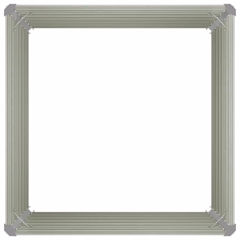 Kõrgendatud peenrakast avatud põhjaga, antratsiithall tsingitud teras, 100 x 100 x 77 cm – 9