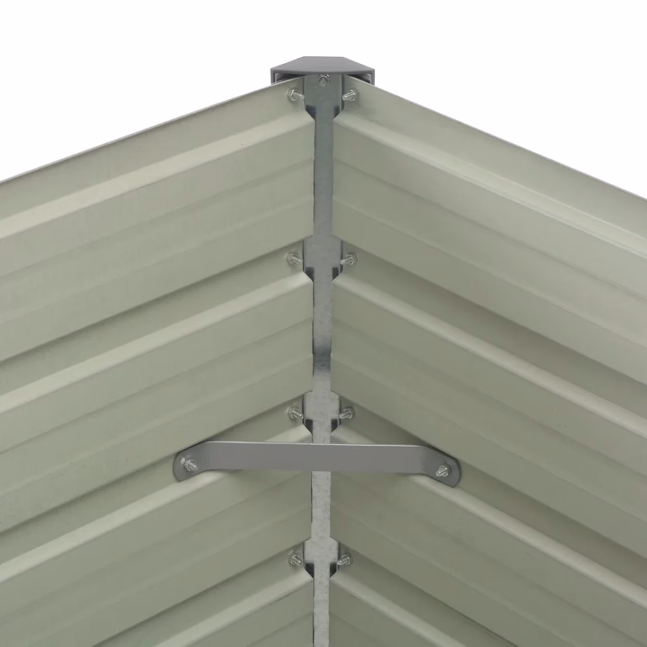 Kõrgendatud peenrakast avatud põhjaga, antratsiithall tsingitud teras, 100 x 100 x 77 cm – 10