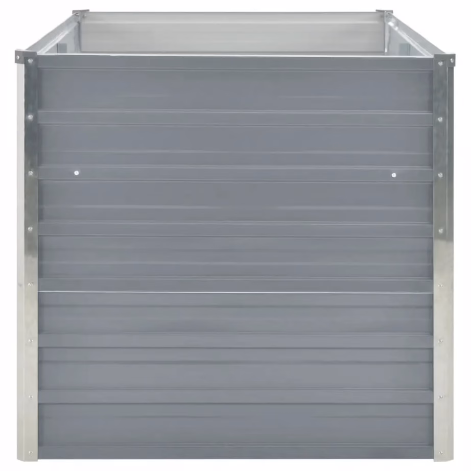 Kõrgendatud peenrakast tsingitud terasest, hall, 160 x 80 x 77 cm – 4